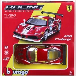 Ferrari Bburago 1:24 Racing 488 car toy